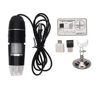 Détecteur de Cuir Chevelu, Grossissement 800X Analyseur de Cheveux de Diagnostic de Peau Portable 8 Puces Lumineuses USB Détecteur de Follicule Pileux Microscope Numérique