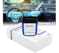Détecteur de défauts automobiles Vgate Vlinker BM + OBD2 V2.2 Bluetooth double mode 4.0 compatible Android/iOS