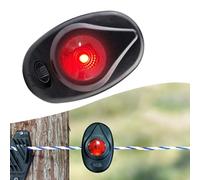 Détecteur de défauts LED pour clôture électrique, testeur étanche pour détection de basse tension sur clôtures électriques, compatible avec tous les générateurs d'impulsions, construction ABS antichoc