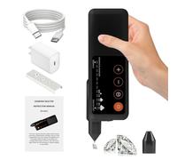 Détecteur de Diamants Professionnel, Stylo testeur électronique Portable pour Diamants, saphirs, Rubis, Cristaux, agates, jades, Pierres précieuses, Outil de Test de dureté pour Pierres précieuses