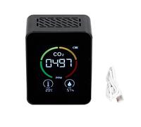 Détecteur de Dioxyde de Carbone, Analyseur de qualité de l'air, Plusieurs Scènes, Affichage Numérique coloré, Détection Automatique Portable pour Salon, Chambre à Coucher,