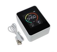 Détecteur de dioxyde de carbone, moniteur de qualité de l'air intérieur, compteur de température et d'humidité, capteur d'analyseur de gaz portable, testeur numérique de climat de serre