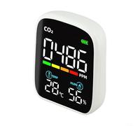 Détecteur de dioxyde de carbone portable au design élégant avec connectivité Wi-Fi pour une surveillance précise des conditions de l'air intérieur en temps réel (sans WiFi)