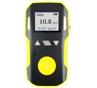 Détecteur de dioxyde de chlore par Forensics | Calibré USA NIST | Recharge USB | Alarmes sonores, lumière et vibrations réglables | 0-20 ppm ClO2 |
