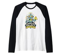 Détecteur de fautes logiques - Robot drôle pensée Critique Manche Raglan