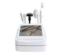 DéTecteur De Follicule Pileux NuméRique Professionnel, Analyseur De Cheveux Multifonction,Microscope D'Analyse Du Cuir Chevelu 200x, Utilisation à La Maison Et En Salon (écran de 10 pouces)