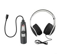 Détecteur de fuite à ultrasons, 40 kHz ± 2 kHz avec casque, stéthoscope automobile avec alarme sonore et lumineuse, sonde de 420 mm pour pipeline