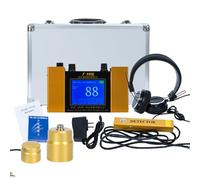 Détecteur de fuite à ultrasons, capteur géophone haute sensibilité pour détecter les fuites de tuyaux et de chauffage au sol, moniteur professionnel de plomberie et de fuite d'eau souterraine
