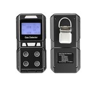 Détecteur de Fuite de gaz Détecteur de gaz Portable 4 en 1, Moniteur Multi-gaz Rechargeable, testeur de qualité de l'air, analyseur de Haute précision EX O2 H2S CO