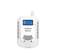 Détecteur de Fuite de gaz Sensible, Affichage LED de monoxyde de Carbone 2 en 1, capteur de gaz Naturel Propane Butane Lpg, Alarme de sécurité, 1 à 2 pièces(1PCS)