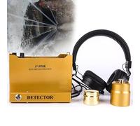 Détecteur de Fuite de Pipeline avec stéthoscope pour Casque, détecteurs de Fuite d'eau Professionnels pour tuyaux souterrains intérieurs et extérieurs, 4 Vitesses réglables