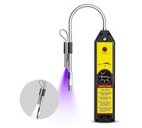 Détecteur de Fuite de réfrigérant Détecteur de Fuite d'halogène Climatiseur R22 R410A R134A R1234YF Testeur de gaz HCFC Outil de détection, Localisation PréCise des Fuites(with UV-Lamp)