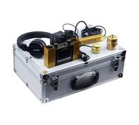 Détecteur de fuite d'eau à ultrasons - Détection de fuite de tuyau souterrain, fréquence réglable de 200 Hz à 3000 Hz, 4 vitesses réglables, écran LCD + écouteurs, kit complet pour une utilisation