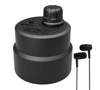 Détecteur de fuite d'eau,alarme,tuyaux d'eau souterrains rechargeables pour la maison,canalisation d'incendie,outil pratique de détection de fuite pour automobile - Type Black