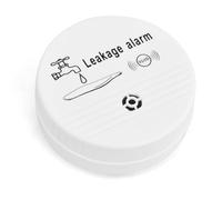 Detecteur de Fuite d'eau, Détecteur Fuite d'eau en ABS, 90dB Détecteur d'eau Intelligent, Sirène Capteur sans Fil Niveau d'eau pour Salle de Bain, Buanderie, Cuisine, Cave, Fourni avec Pile 9V