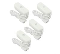 Détecteur de fuite d'eau intelligent pour Tuya et application, capteur d'inondation Wifi avec télécommande et mode défense nocturne, blanc, 1 paquet (4 pièces)