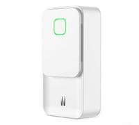 Détecteur de fuite d'eau Smart Home avec connectivité Wi-Fi pour suivi à distance, deux modes de détection et 6 points de détection, alarme puissante de 90 dB et durée de vie de vingt mois, blanc