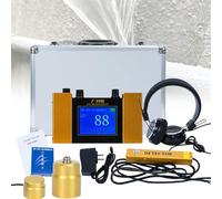Détecteur de Fuite d'eau Souterraine pour Usage Domestique/Extérieur,Capteur Détection Fuite,Équipement Conduite avec Casque et Multifréquence Réglable,F999L