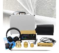 Détecteur de Fuite d'eau Souterraine pour Usage Domestique/Extérieur,Capteur Détection Fuite,Équipement Conduite avec Casque et Multifréquence Réglable,F999E