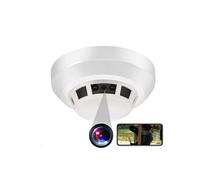 Détecteur de Fumée Caméra Espion Full HD 1080P Caméra Cachée IR Mouvement WiFi + SD 8Go