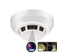 Détecteur de Fumée - Caméra Espion Full HD 1080P - Détection de Mouvement - WiFi - SD 4Go