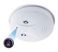Vidéosurveillance YONIS Détecteur de Fumée Caméra Espion HD 1080p Mouvement Vidéosurveillance IR Wifi + SD 32Go