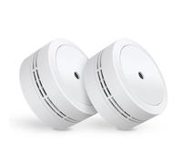 Détecteur de fumée compact ELRO FS7810 - Batterie 10 ans - Norme européenne EN14604 - 2 pièces Blanc