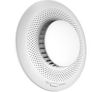 EZVIZ Détecteur de fumée connecté T4C – Détection 360°, Sirène 85 dB, Alarme lumineuse – Blanc