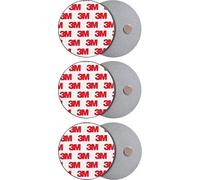 Détecteur de Fumée Fixation Aimant - 3 Pièces Kit de Montage avec Ruban Adhésif 3M - Système de Suspension Sans Vis - Non Réutilisable - Ø70mm (3)