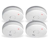 ELRO Détecteur de fumée FS1801 conforme à la norme européenne EN14604-4 pièces, lot de 4