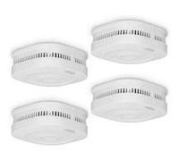 Détecteur de fumée inteligent Wi-Fi 10 ans, pack de 4 Alecto SMARTSMOKE11 4X Blanc