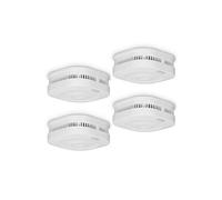 Détecteur de fumée inteligent Wi-Fi 10 ans, pack de 4 SMARTSMOKE11 4X Blanc