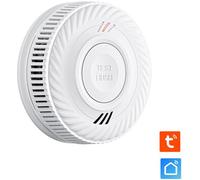 KYF Détecteur de fumée Wi‑Fi CE – Batterie scellée 10 ans – Blanc