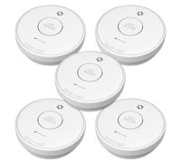 5 détecteurs de fumée sans fil interconnectables RWM-470 [VisorTech]