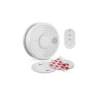 Détecteur de fumée - SHD DOF39 - Lot de 4 - avec support magnétique en kit - Blanc