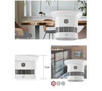 Détecteur de Fumée SmartLife - Wi-Fi - 85 dB - 10 ans de cycle de vie