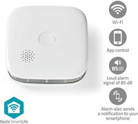Détecteur de fumée SmartLife | Wi-Fi | Alimenté par batterie | Cycle de vie du capteur : 10 ans | EN 14604 | Max. Autonomie de la batterie : 24 mois | 85 dB | Blanc | 1 pièces
