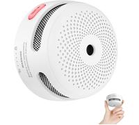 DETECTEUR DE FUMEE- ZAYHO-Mini-Détecteur De Fumée Avec 10 Ans D'Autonomie, Détecteur De Fumée Conforme À La Norme En 14604,