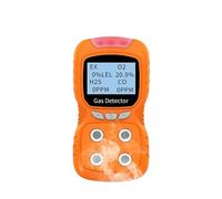 Détecteur de gaz 4 en 1 CO H2S O2 Analyseur de Moniteur d'oxygène Fuite Combustible Portable avec Une Large Gamme de Tests