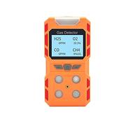 Détecteur de gaz, Analyseur de gaz Industriel Détecteur fuites Multi-gaz Portable USB Rechargeable CH4 CO H2S O2 testeur Capteur étanche Alarme(B Gas Detector)