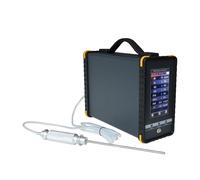 Détecteur de Gaz, Analyseur multigaz résistant à la Chaleur, détecteur de gaz de Combustion 16 en 1 avec Longue sonde de déshumidification(H2S:0-100PPM 0-1000PPM)