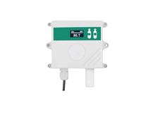 Détecteur de gaz Capteur de dioxyde soufre Mural, détecteur Haute précision, Moniteur Pollution l'air Industriel avec température et humidité pour Le Travail et la Maison(OLED 0-10V 0-20ppm)