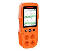 Détecteur de gaz combustibles 4 en 1 avec écran LCD : CO, EX, O2, H2S, testeur multigaz Portable for la Surveillance environnementale Dates en Temps réel