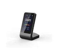 Détecteur de gaz, Détecteur de CO2 3 en 1 Type C-USB, capteur avec 4 lumières colorées, Alarme, Moniteur température la qualité l'air for l'intérieur pour Le Travail et la Maison