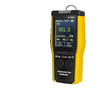 Détecteur de gaz Détecteur de gaz Ammoniac HP-9000B Portable, Analyse quantitative Continue 0-100 ppm, Rechargeable, avec écran LCD et Double Alarme pour Le Travail et la Maison