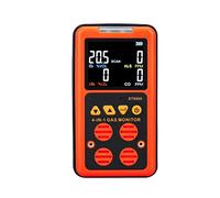 Détecteur de gaz, Détecteur de gaz Multi-gaz 4 en 1 Moniteur Oxygène O2 Sulfure d'hydrogène H2S Monoxyde Carbone CO Gaz Combustible Analyseur LEL Compteur