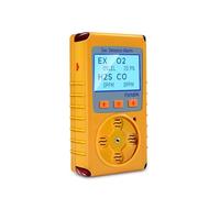 Détecteur de gaz, Détecteur de gaz Multi-gaz Portable Type 4 en 1 LEL O2 CO H2S
