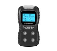 Détecteur de gaz Détecteur Multi-gaz Compteur de gaz O2 H2S CO LEL 4 en 1 oxygène sulfure d'hydrogène monoxyde de Carbone détecteur de Fuite de gaz Combustible(A)