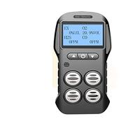 Détecteur de gaz, Détecteur Multi-gaz Compteur de gaz O2 H2S CO LEL 4 en 1 oxygène sulfure d'hydrogène monoxyde de Carbone détecteur de Fuite de gaz Combustible(Gas Detector)