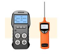 Détecteur de gaz, Détecteur Multi-gaz Compteur de gaz O2 H2S CO LEL 4 en 1 oxygène sulfure d'hydrogène monoxyde Carbone détecteur Fuite Combustible(Detector with Pump)